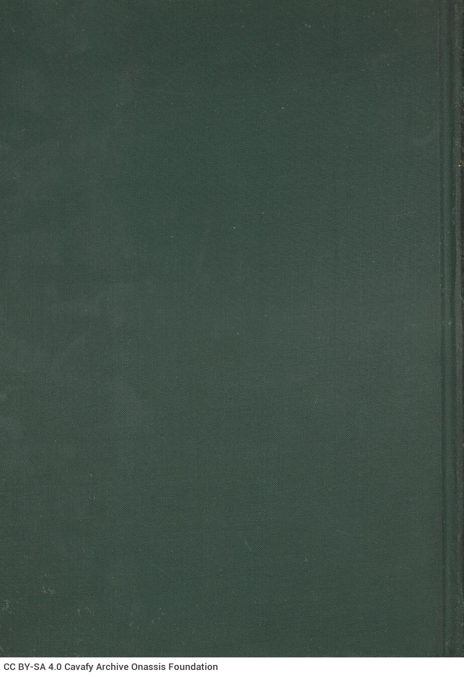 22 x 16 εκ. 10 σ. χ.α. + 304 σ. + 2 σ. χ.α., όπου στο φ. 1 κτητορική σφραγίδα CPC στο re